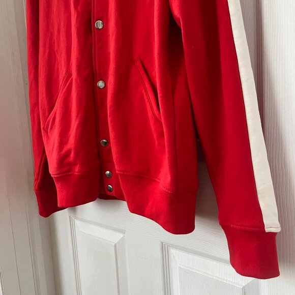 TWA Tracksuit Jacket in Red and White, Size M - Picture 7 of 13